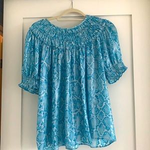 Beautiful Current Air, turquoise top, tags on